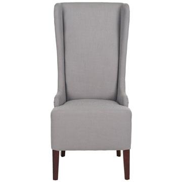 BECALL 20''H LINEN DINING CHAIR, MCR4501G. Picture 1