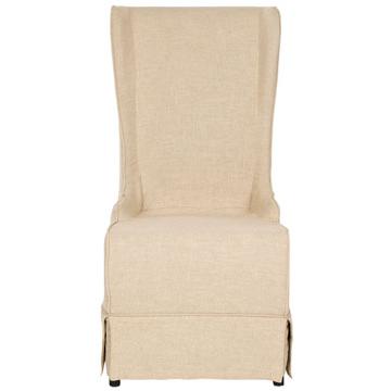 BECALL 20''H LINEN DINING CHAIR, MCR4501L. Picture 1