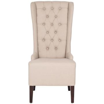 BECALL 20''H LINEN DINING CHAIR, MCR4501M. Picture 1