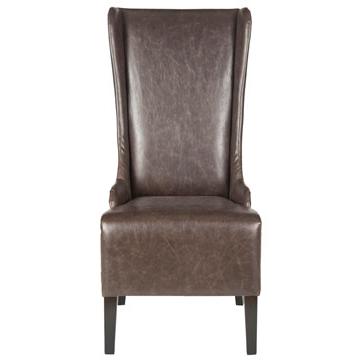 BECALL 20''H LEATHER DINING CHAIR. Picture 1