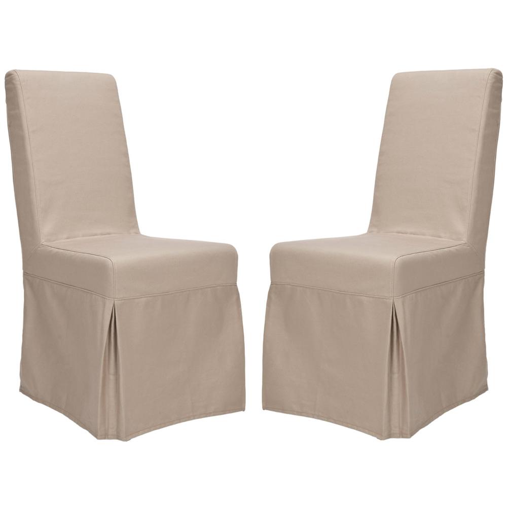 ADRIANNA 19''H LINEN SLIPCOVER CHAIR (SET OF 2), MCR4521A-SET2. Picture 1