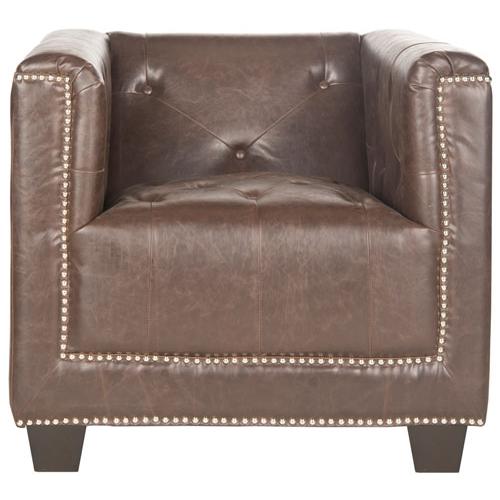 BENTLEY CLUB CHAIR - SILVER NAIL HEADS. Picture 1