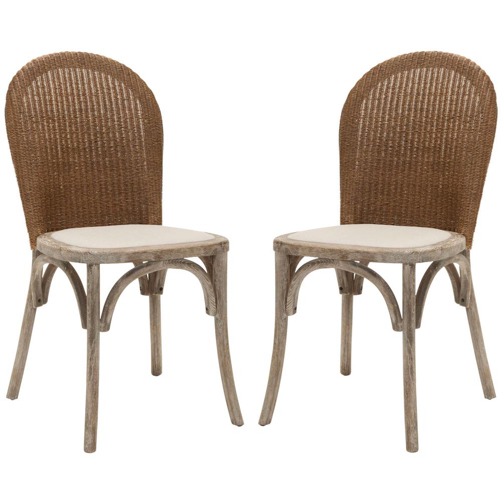 KIONI 19''H RATTAN SIDE CHAIR (SET OF 2). The main picture.