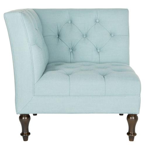 JACK TUFTED CORNER CHAIR, MCR4643B. Picture 1