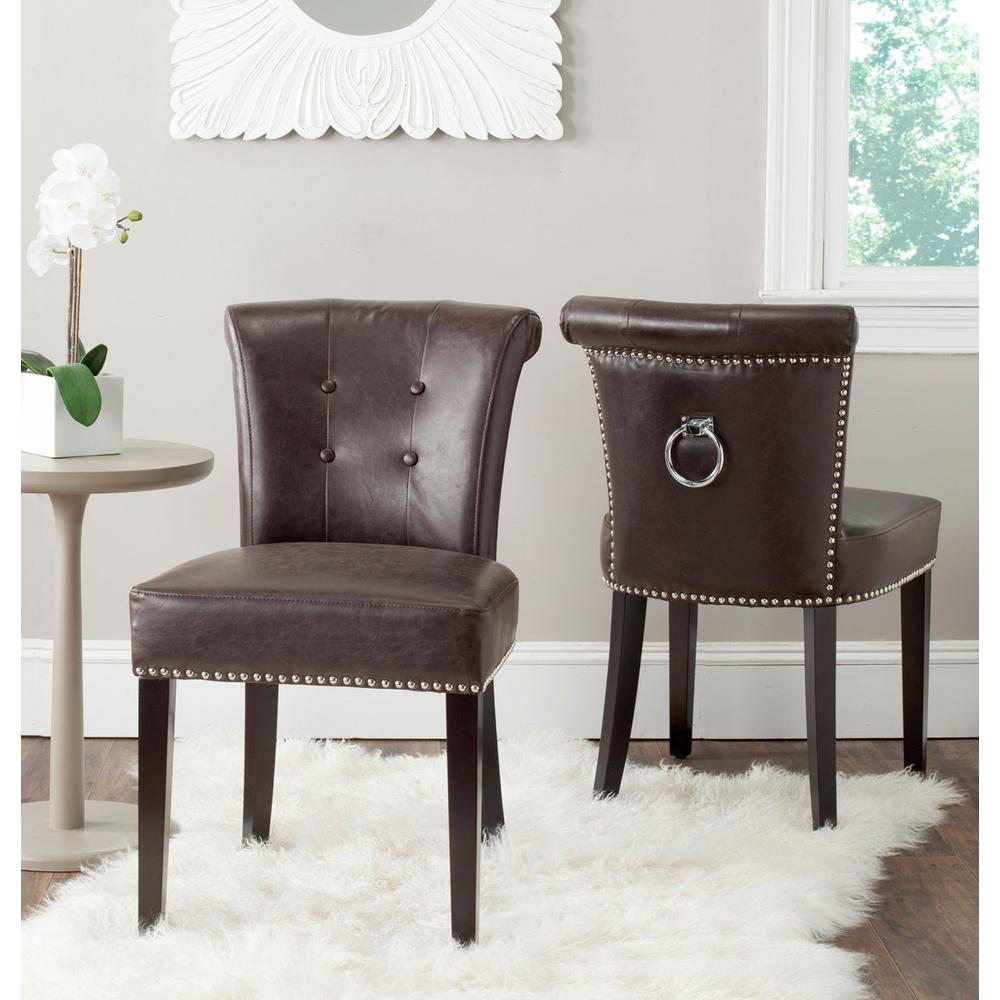 SINCLAIR 21''H  RING CHAIR (SET OF 2)  - SILVER NAIL HEADS, MCR4705C-SET2. The main picture.
