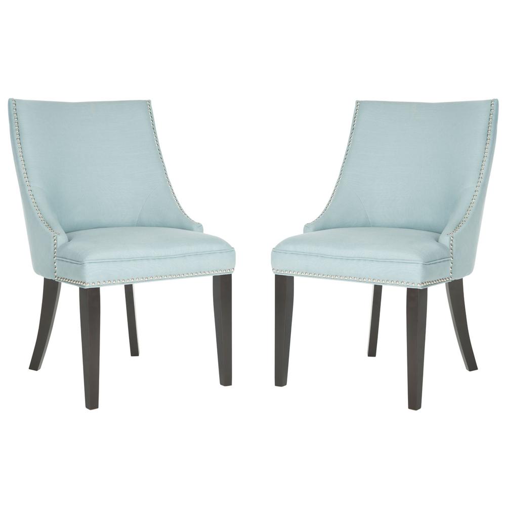 AFTON 20''H  SIDE CHAIR (SET OF 2) - SILVER NAIL HEADS, MCR4715A-SET2. Picture 1