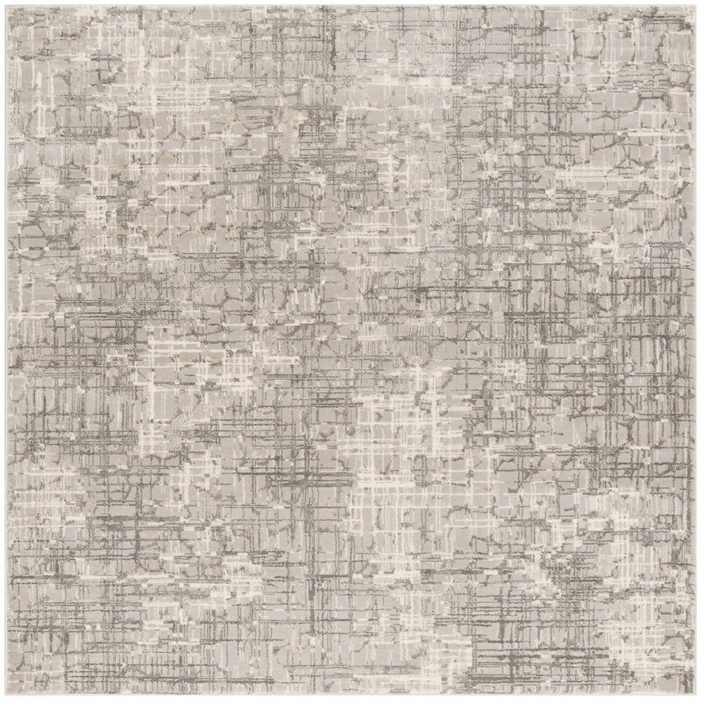 MEADOW 100, GREY, 6'-7" X 6'-7" Square, Area Rug, MDW171F-7SQ. Picture 1