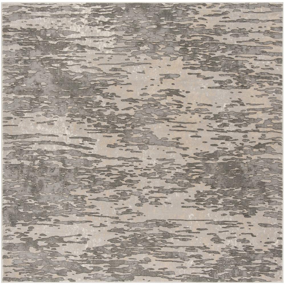 MEADOW 100, GREY, 6'-7" X 6'-7" Square, Area Rug, MDW176F-7SQ. Picture 1