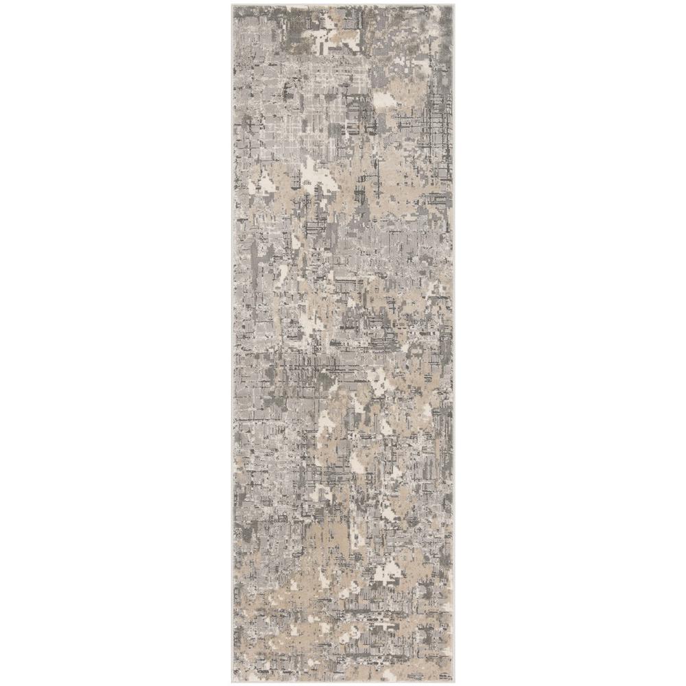 MEADOW 100, GREY, 2'-7" X 8', Area Rug, MDW178F-28. Picture 1