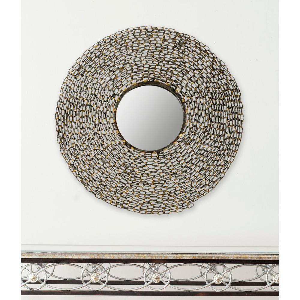 JEWELED CHAIN MIRROR. Picture 1
