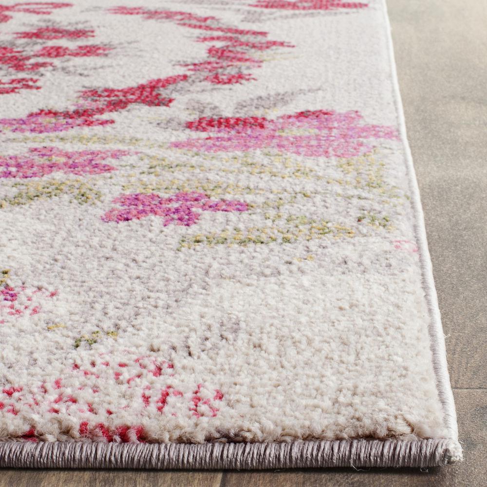 MONACO, IVORY / PINK, 8' X 10', Area Rug. Picture 1