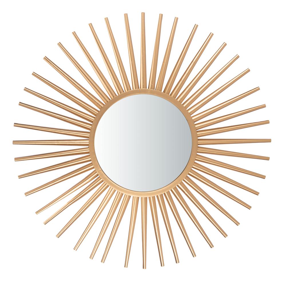 Zyla Sunburst Mirror, Gold. Picture 1