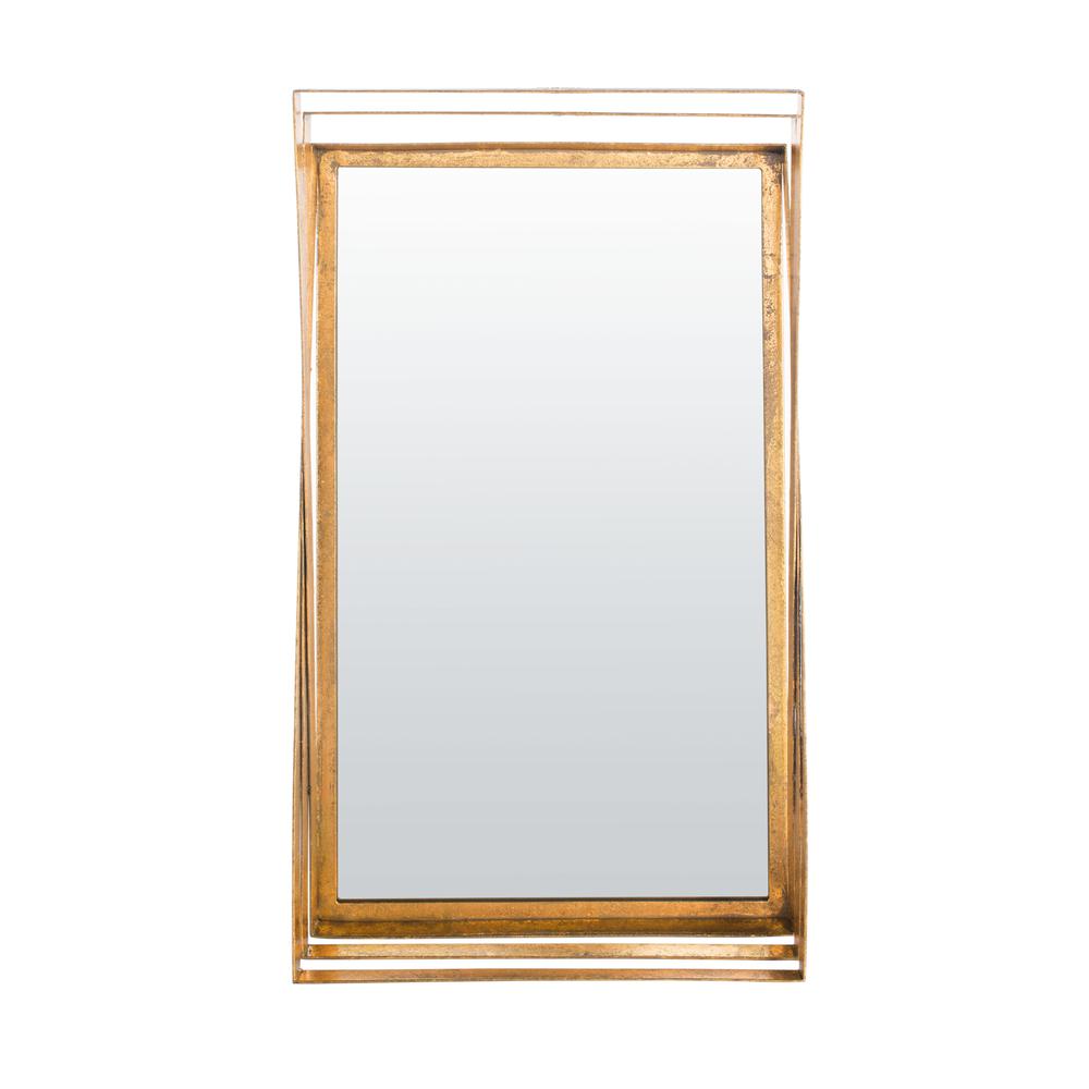 Resa Mirror, Gold Foil. Picture 1