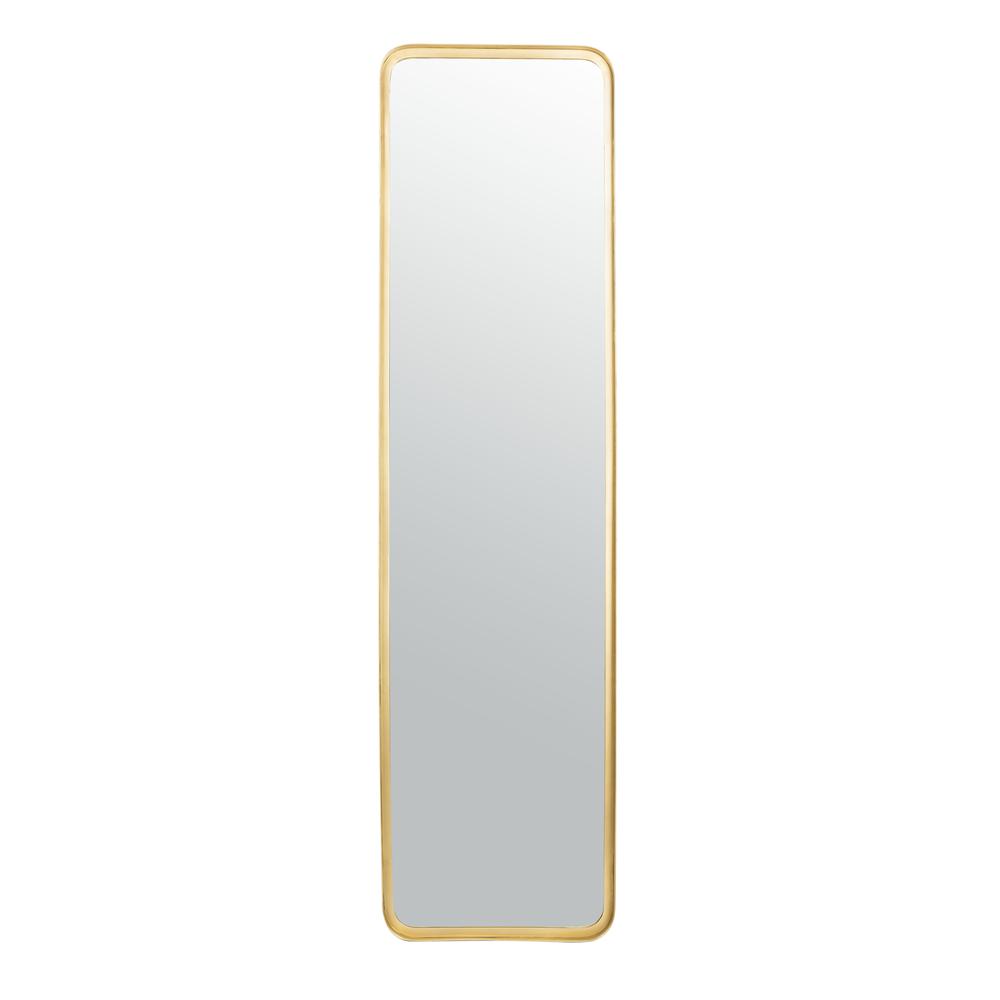 Lerna Mirror, Brushed Brass. Picture 1