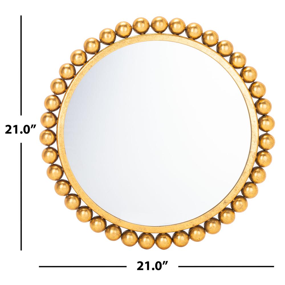 Genna Mirror, Gold Foil. Picture 2