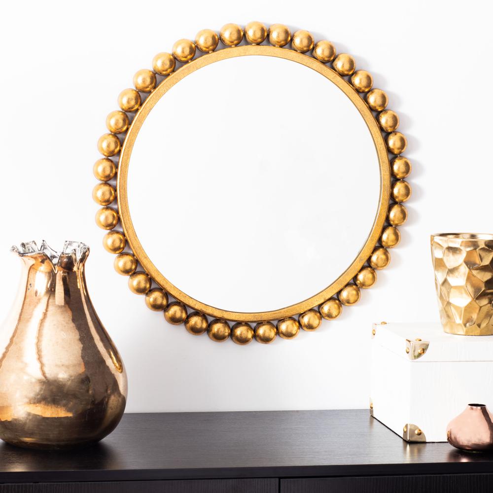 Genna Mirror, Gold Foil. Picture 3