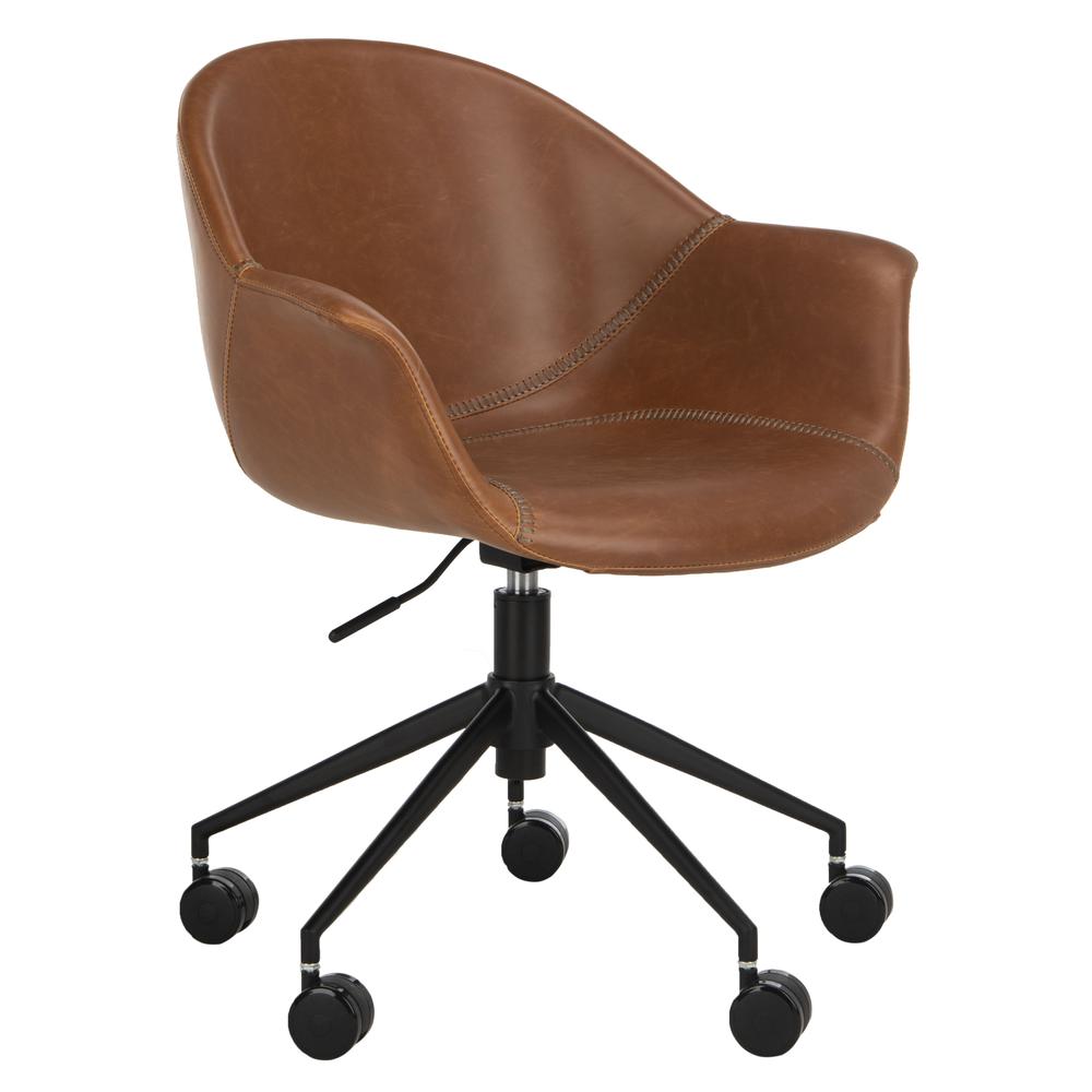 Ember Office Chair, Light Brown/Black. Picture 8