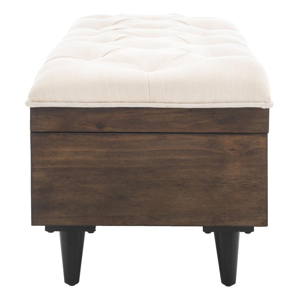 Liam Tufted Cocktail Ottoman, Light Beige/Dark Oak. Picture 11