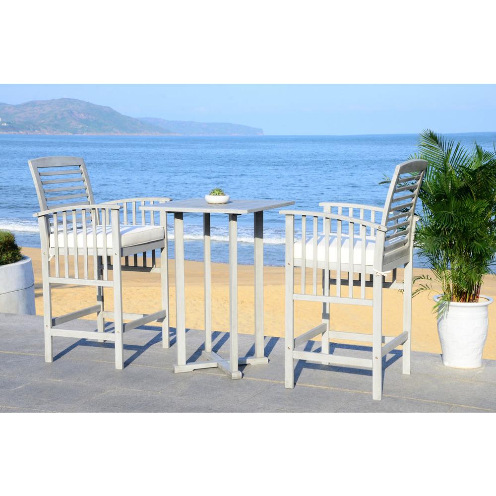 PATE 3 PC BAR 39.8-INCH H TABLE BISTRO SET, PAT7043B. Picture 1