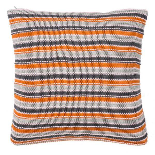 CANDY STRIPE KNIT PILLOW. Picture 1