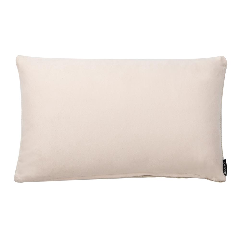 Dash Cowhide Pillow, White, PLS222A-1220. Picture 2
