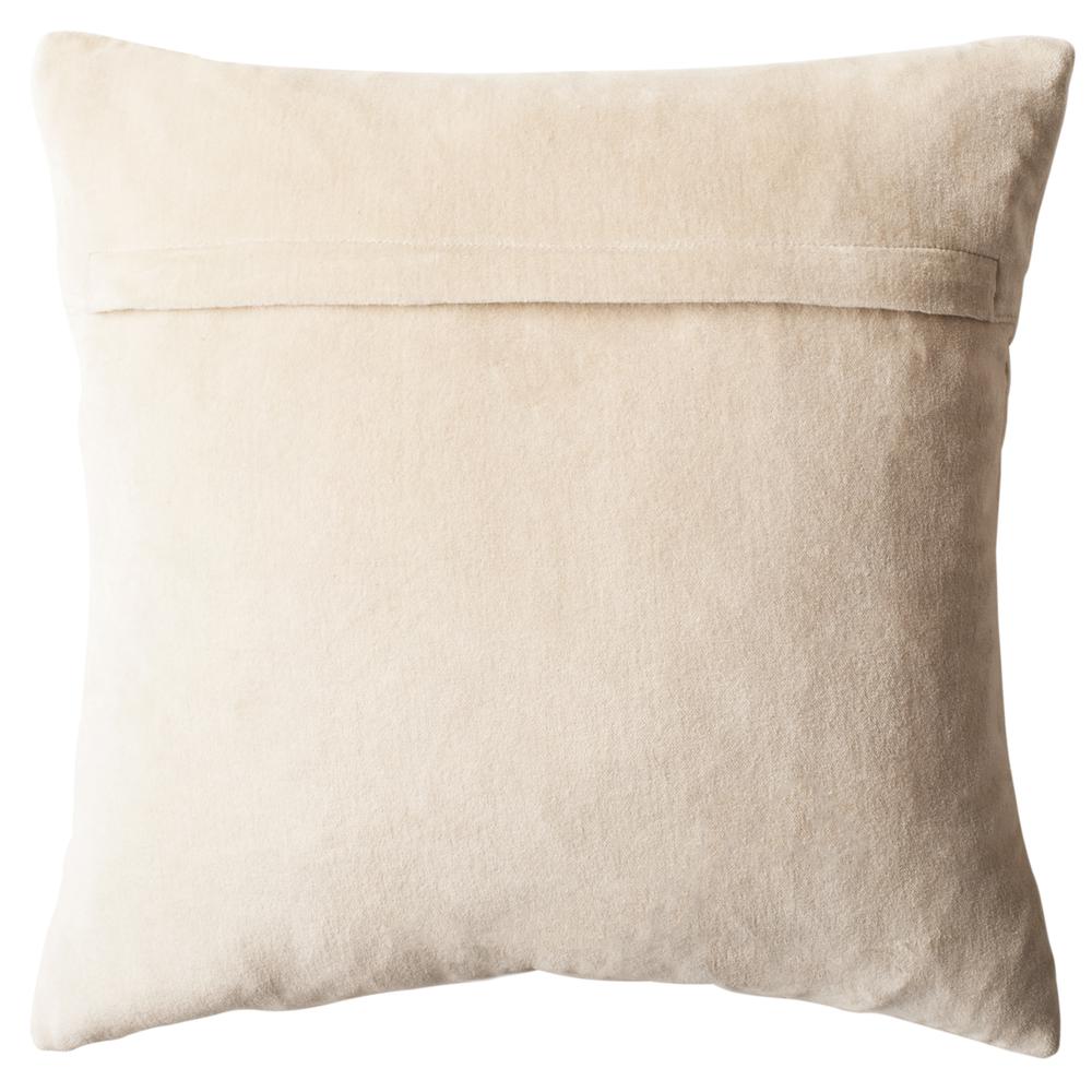 Dash Cowhide Pillow, White, PLS222A-1818. Picture 2