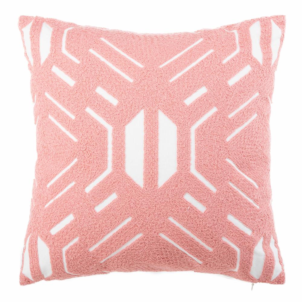Kassidy Pillow, Blush/White. Picture 1