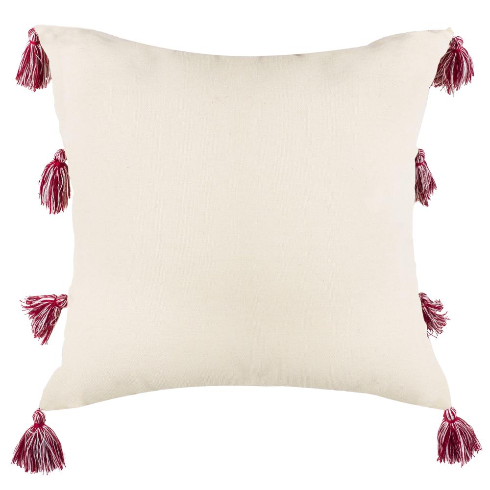 Landria Pillow, Beige/Red. Picture 2