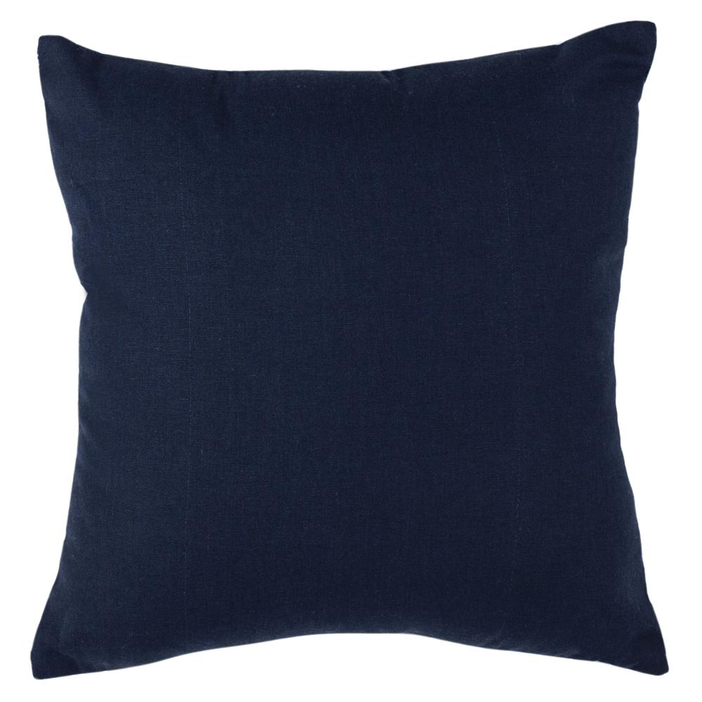 Narla Pillow, Deep Blue/White. Picture 2