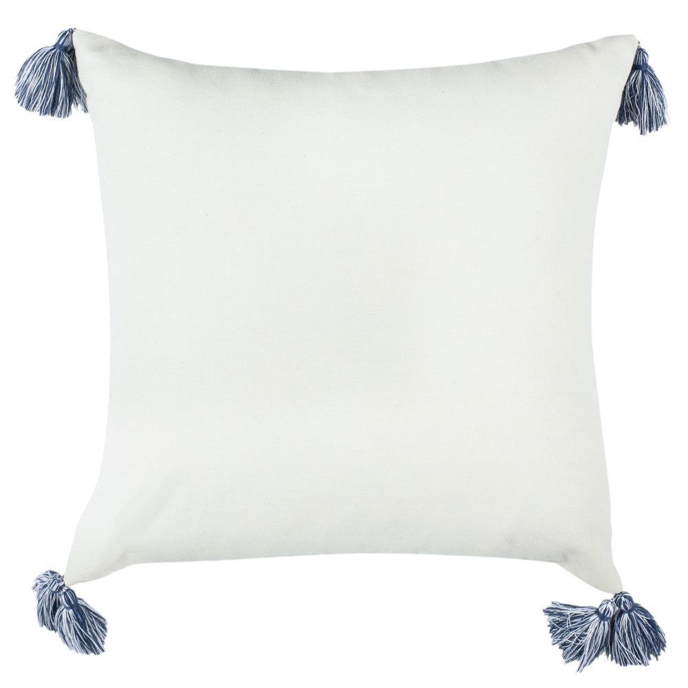 Lunette Pillow, White/Blue. Picture 2
