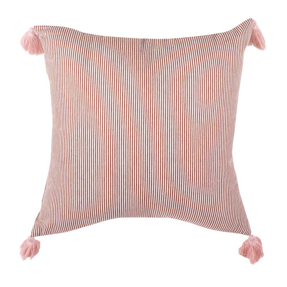 Sidney Pillow, Rusty Red/White. Picture 1