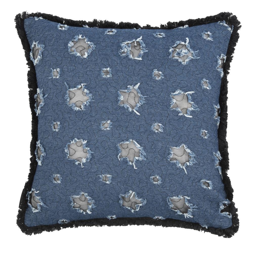 Tosh Pillow, Blue/Navy. Picture 1