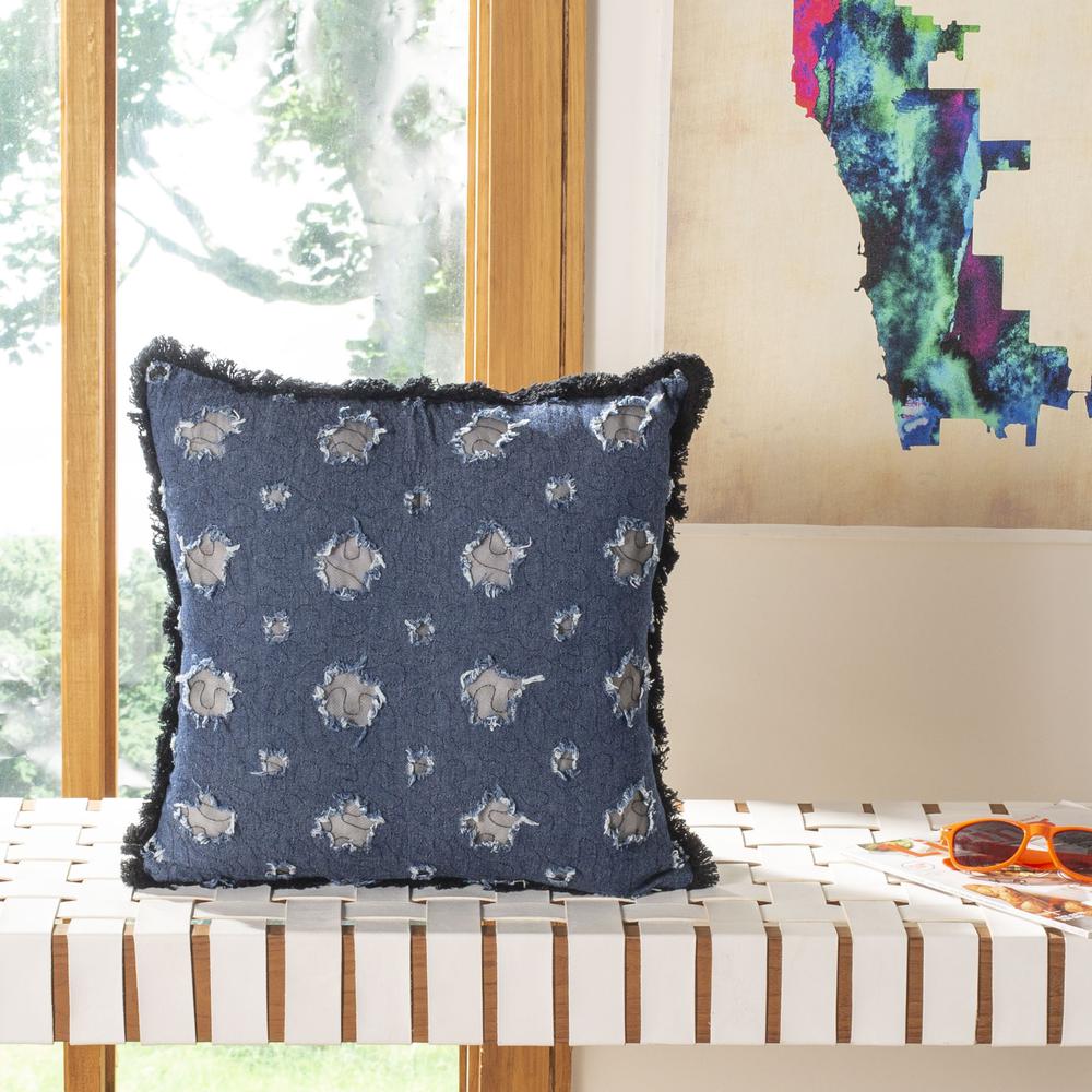 Tosh Pillow, Blue/Navy. Picture 3
