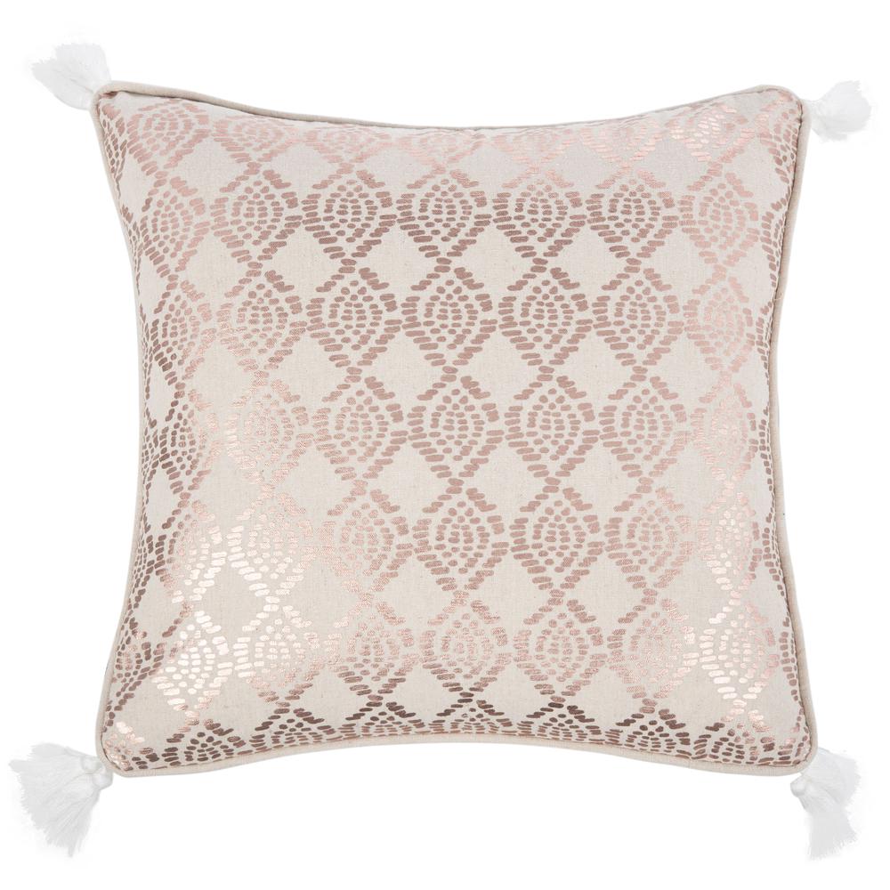 Remis Pillow, Rose Gold/White. Picture 1