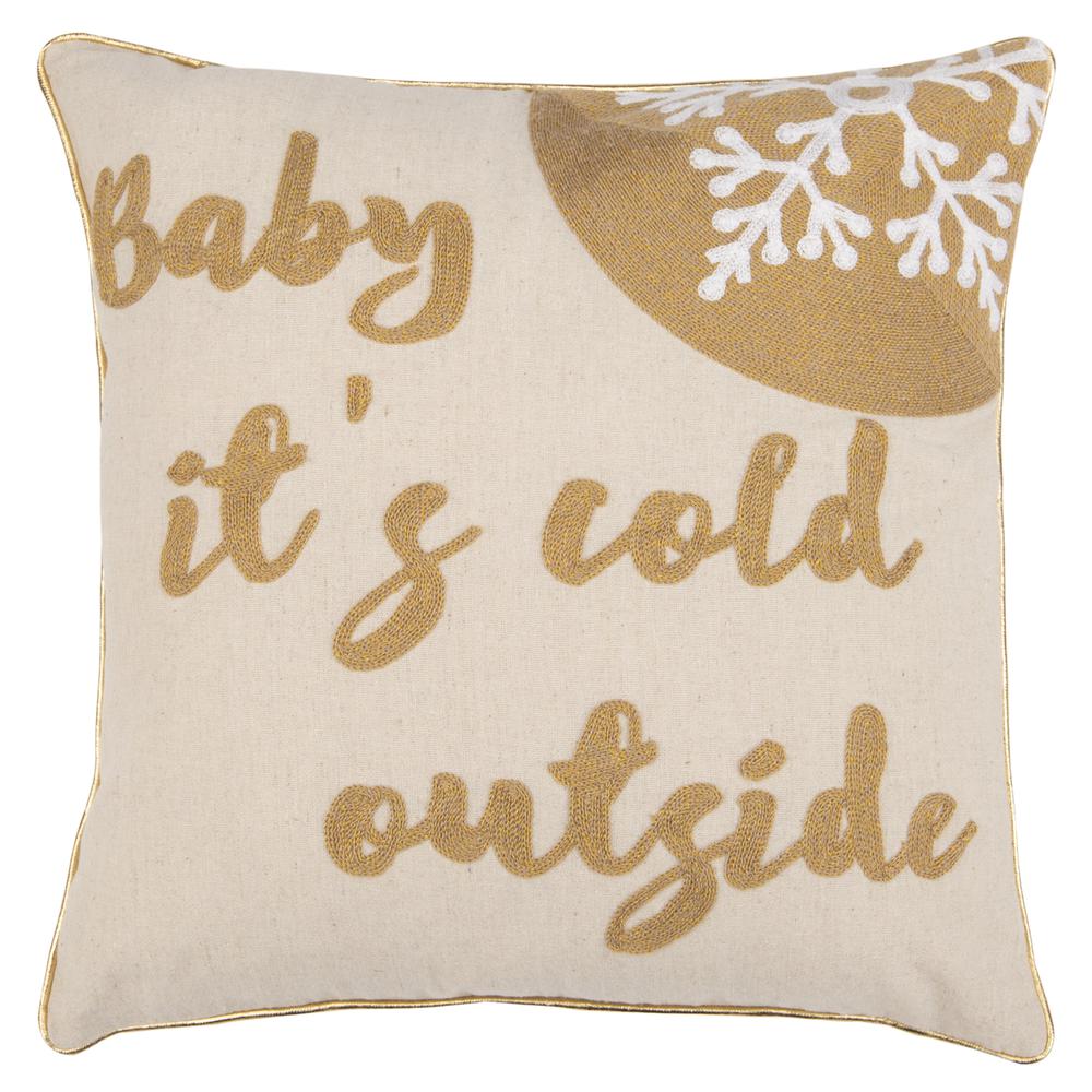 Cold Outside Pillow. Picture 1