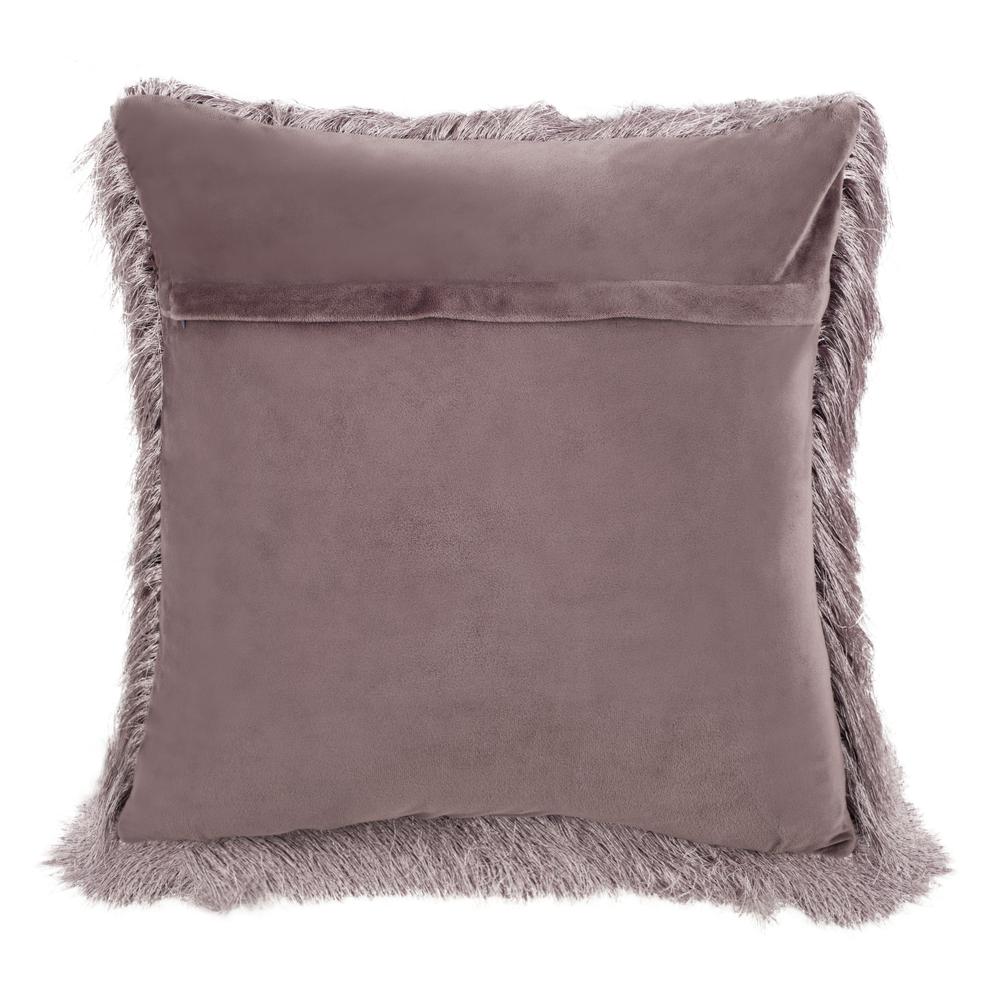 Venice Shag Pillow, Lilac. Picture 2
