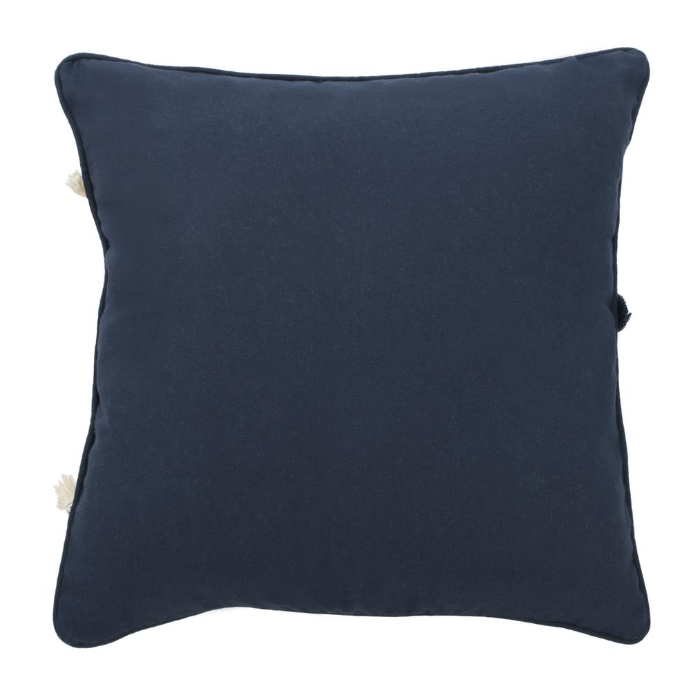 Enya Pillow, Cream/Navy, PLS790A-1616. Picture 2