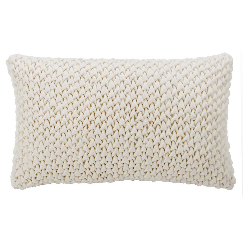 Abella  Pillow, Cream, PLS876A-1220. Picture 1