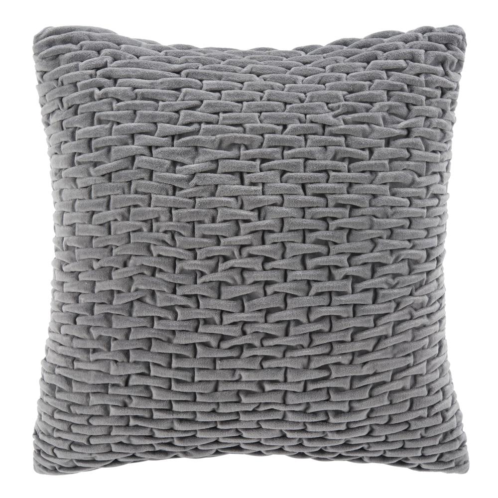 Caine  Pillow, Mid Grey, PLS879A-2020. Picture 1