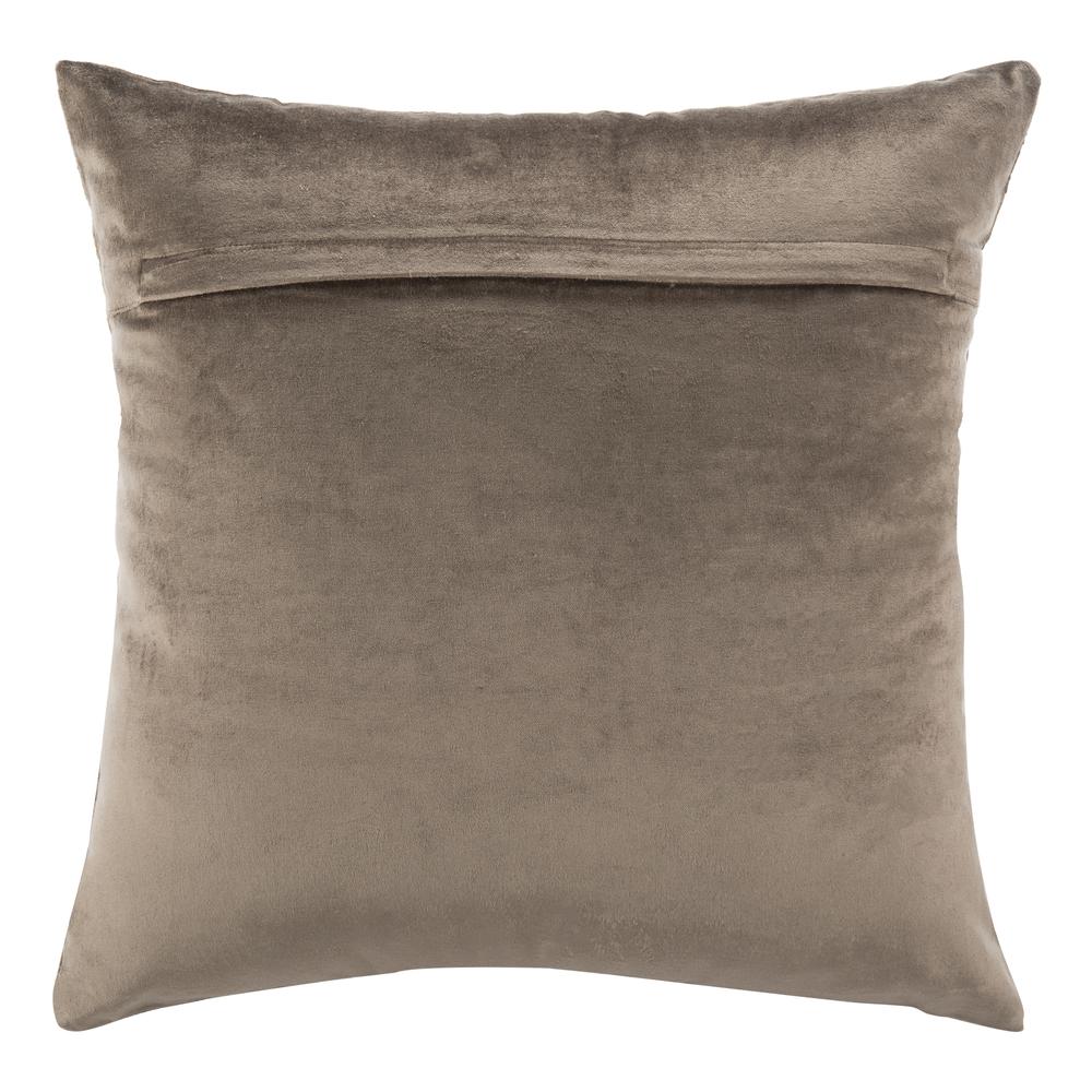 Edmee Metallic  Pillow, Potato Brown/Copper, PLS881C-2020. Picture 2