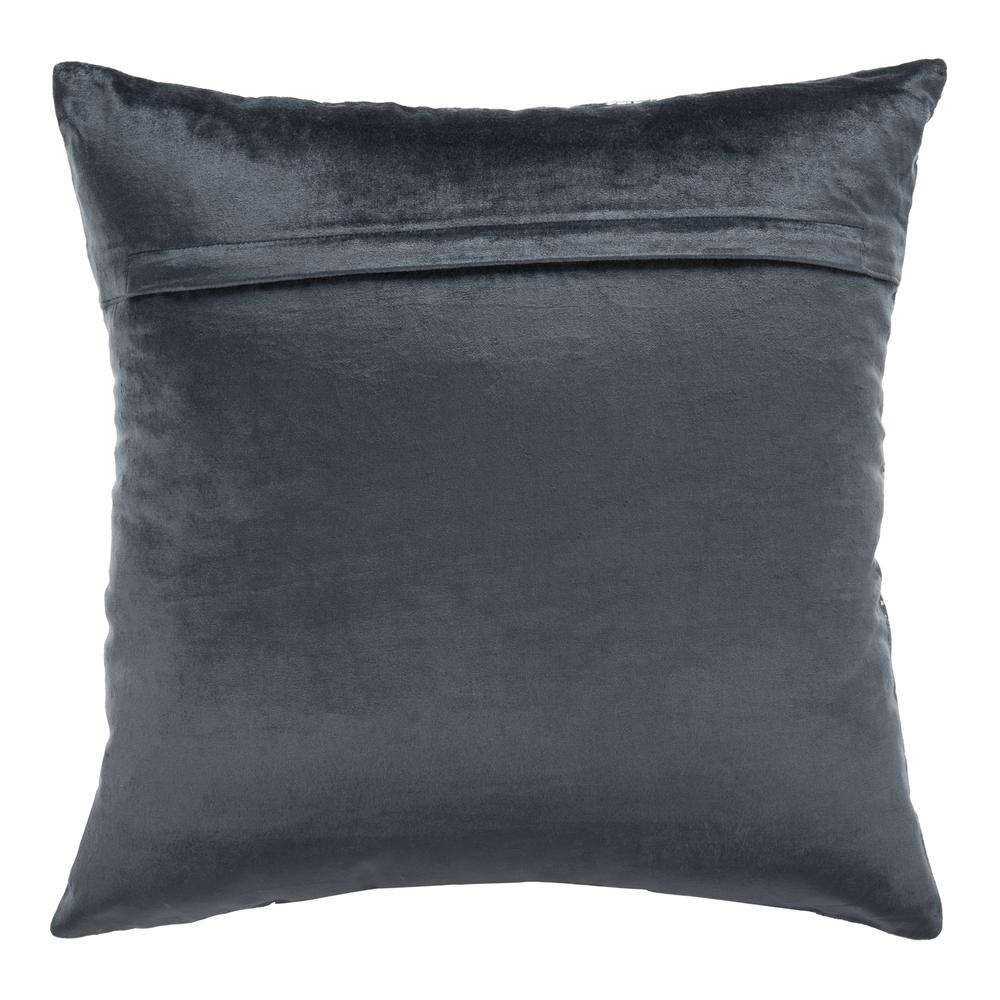 Edmee Metallic  Pillow, Midnight Blue/Silver, PLS881D-2020. Picture 2