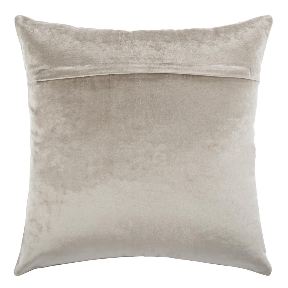 Sydnee Snowflake  Pillow, Beige/Silver, PLS885A-2020. Picture 2