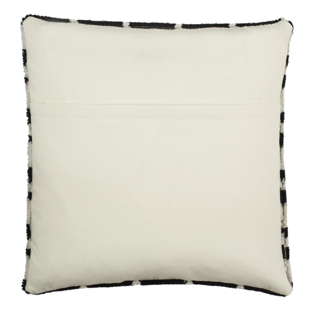 Hanne Houndstooth Pillow, Black/Ivory. Picture 2