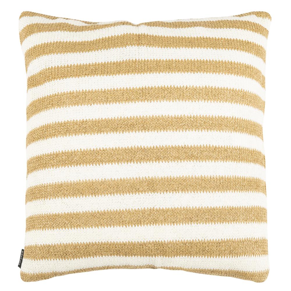 Glenna Pillow, Whtie/Yellow. Picture 1