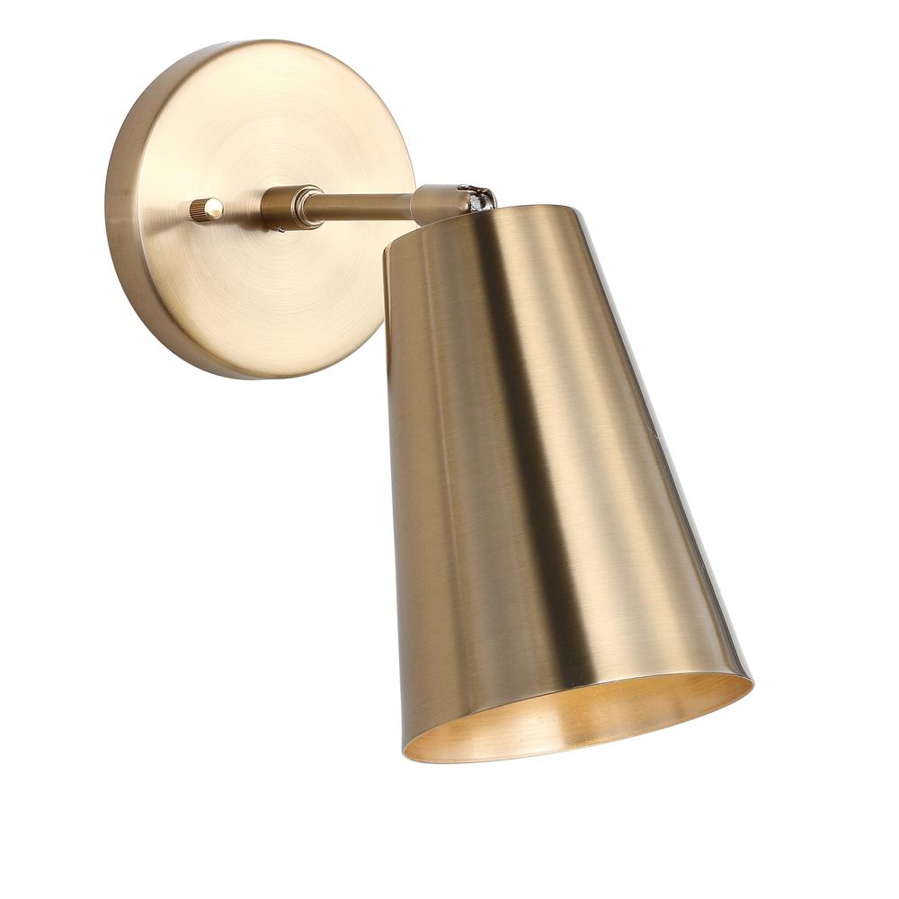 Leonardo Wall Sconce, Brass Gold. Picture 4