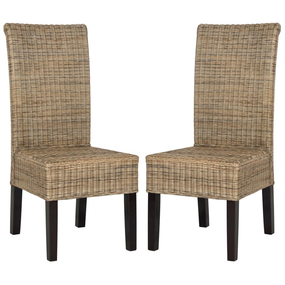 ARJUN 18''H WICKER DINING CHAIR, SEA8013A-SET2. Picture 1