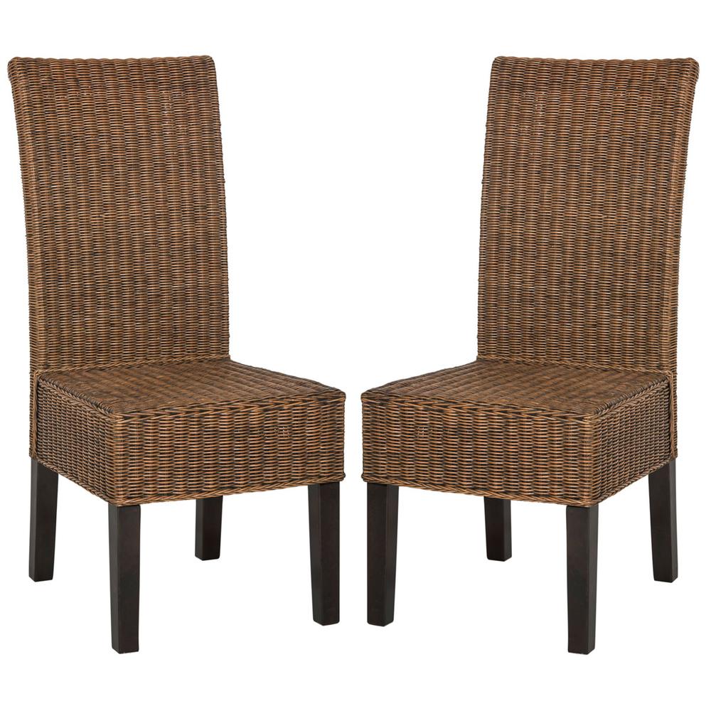 ARJUN 18''H WICKER DINING CHAIR, SEA8013C-SET2. Picture 1