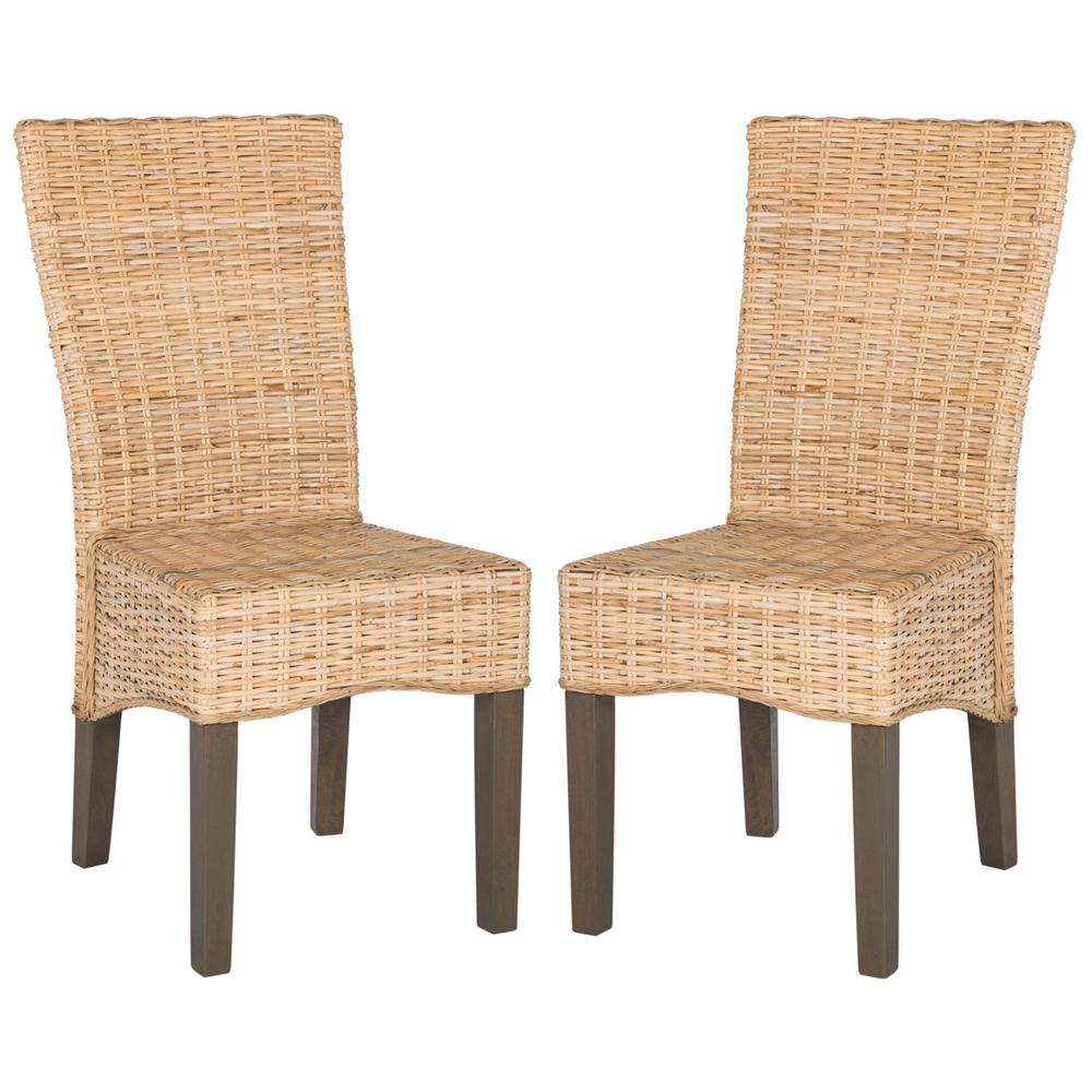 OZIAS 19''H WICKER DINING CHAIR, SEA8014C-SET2. Picture 1