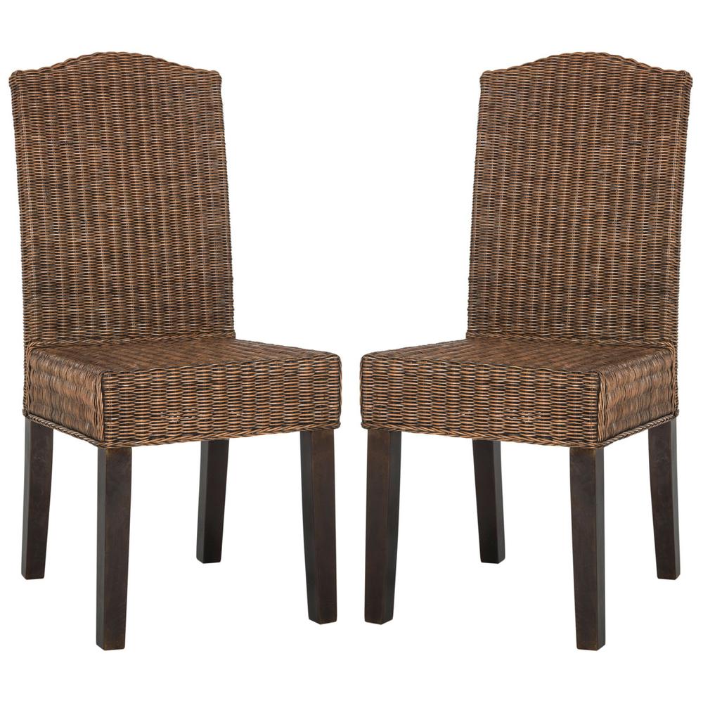 ODETTE 19''H WICKER DINING CHAIR, SEA8015C-SET2. The main picture.