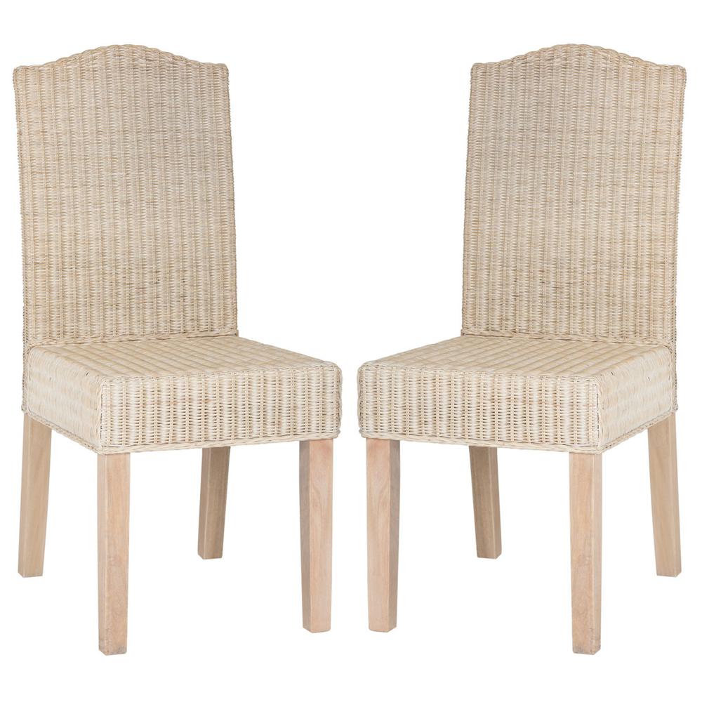 ODETTE 19''H WICKER DINING CHAIR, SEA8015D-SET2. Picture 1